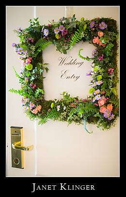 Aria Floral Welcome Wreath